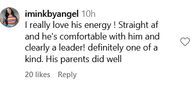 Another user loves Choppa's energy (Image via @iminkbyangel on Instagram)